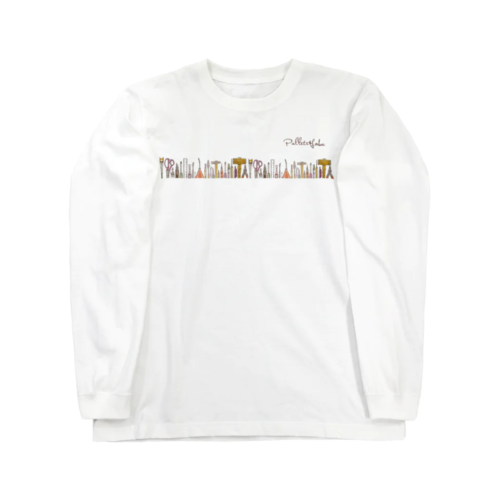 Pallete&LaboのPallete&Labo屋号オリジナルグッズ 横形 Long Sleeve T-Shirt