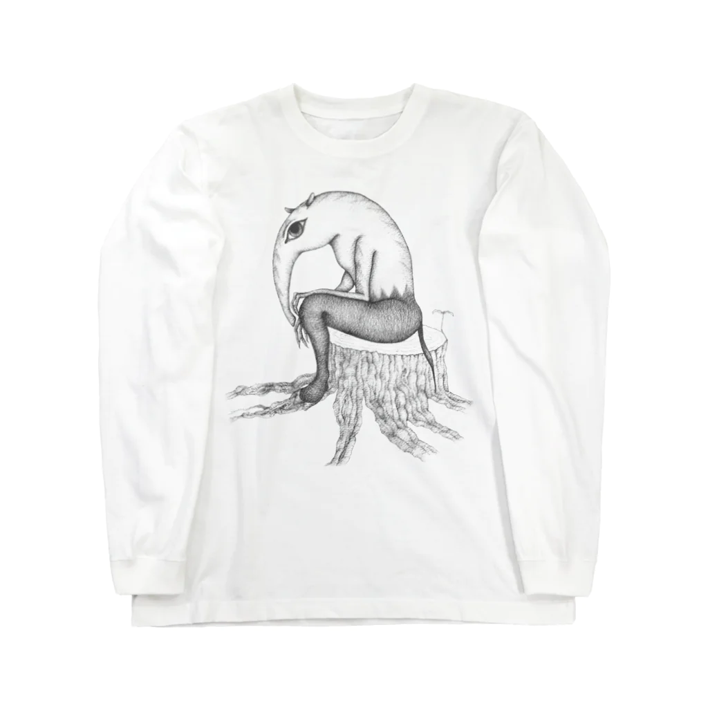 asta_kurokenのmaoiの幻想動物 夢食いバクさん Long Sleeve T-Shirt