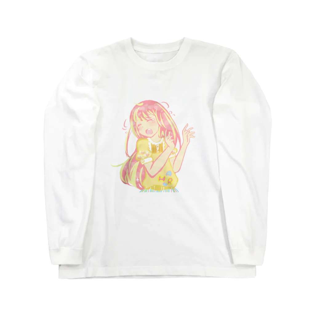 🌼*ﾟがーべらめらん*ﾟ🌼のこまる ロングスリーブTシャツ