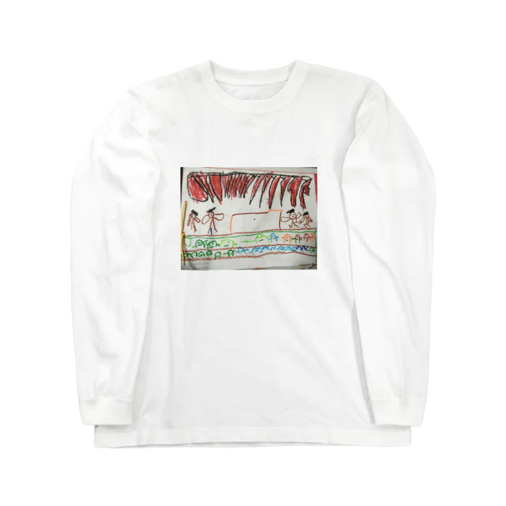 小島裕太郎の発表会（秀斗のお絵描き） Long Sleeve T-Shirt