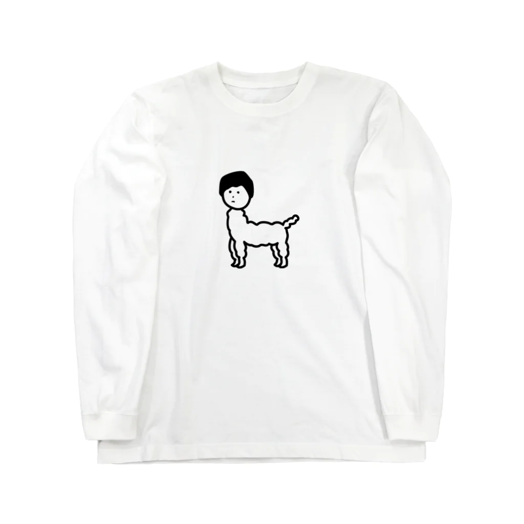 phigasui a.k.a. ガーシーのじんめんアルパカ Long Sleeve T-Shirt