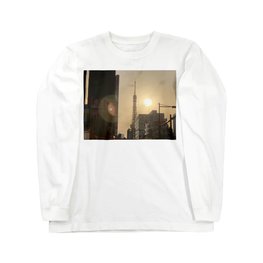 まもるのおうちの東京の光と陰 Long Sleeve T-Shirt