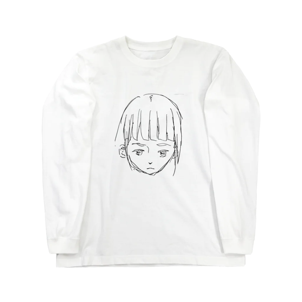 りぃこのオン眉ぱっつんがーる Long Sleeve T-Shirt