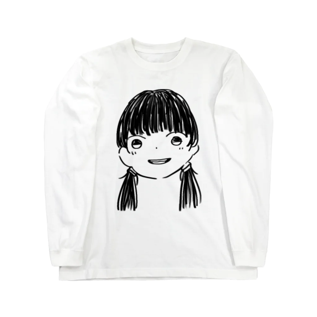 きゅーちゃんのグッズの⚠️限定色 黒髪Girl ロングスリーブTシャツ