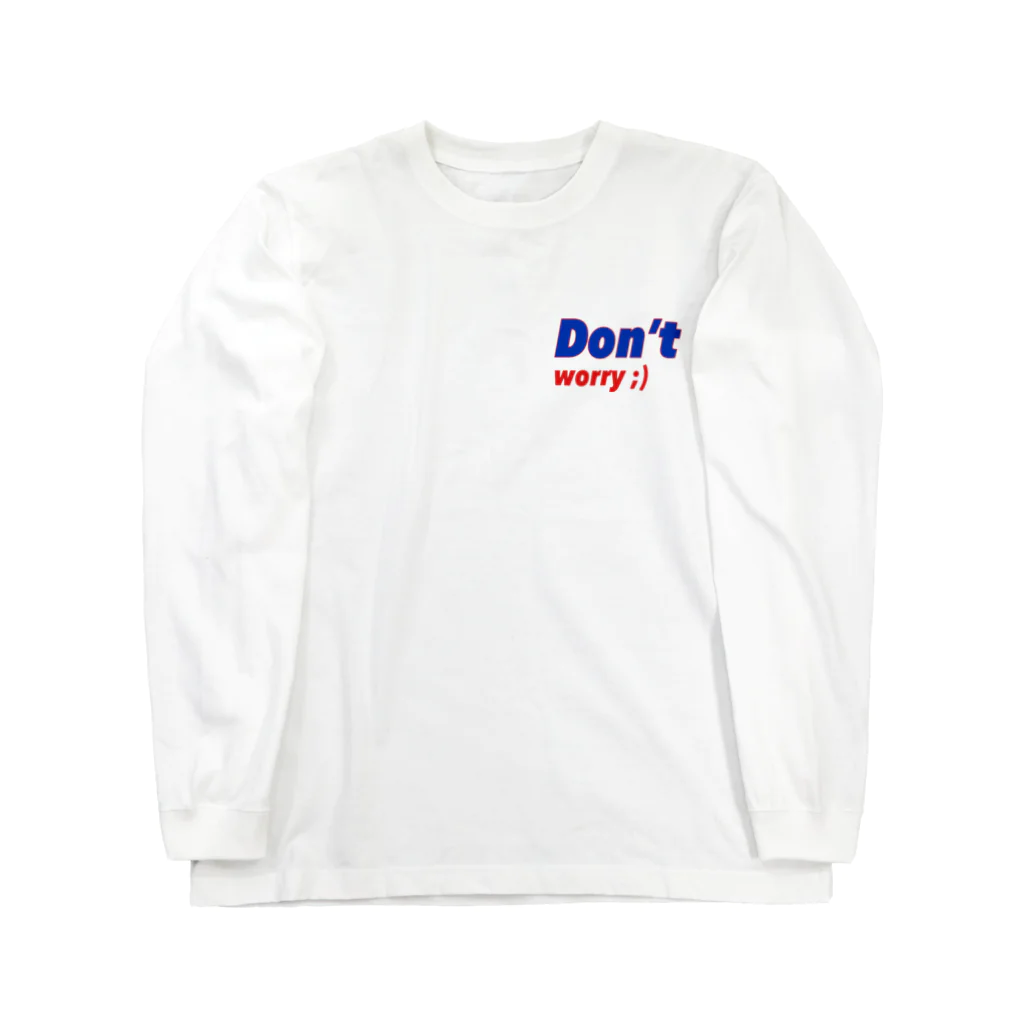 xqxqsusieのDon't worry ! ロングスリーブTシャツ