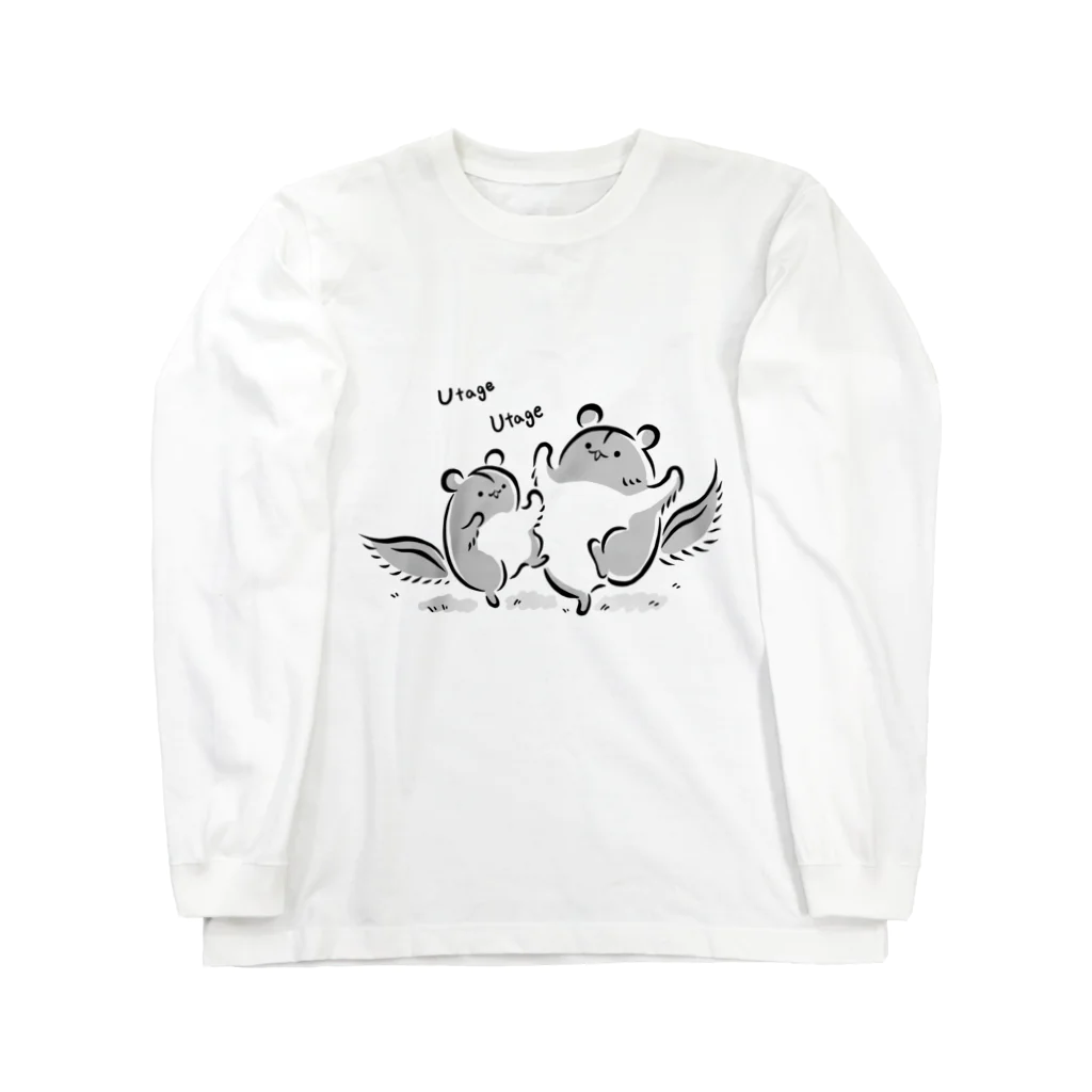 ももんがもんのももんがもん(墨)~宴の舞~ Long Sleeve T-Shirt