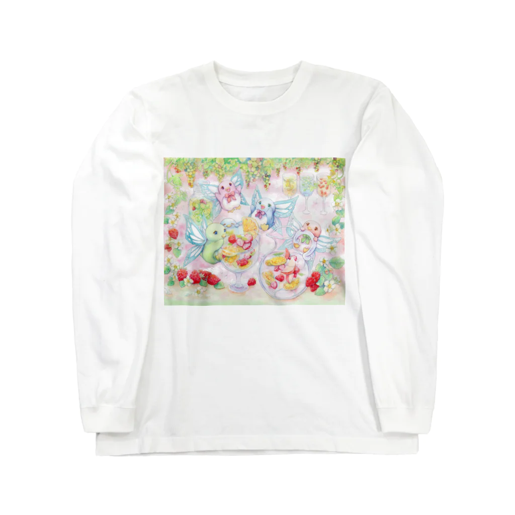 Akariya Manamiのフェアリーペンギンとフルーツウォーター！ Long Sleeve T-Shirt