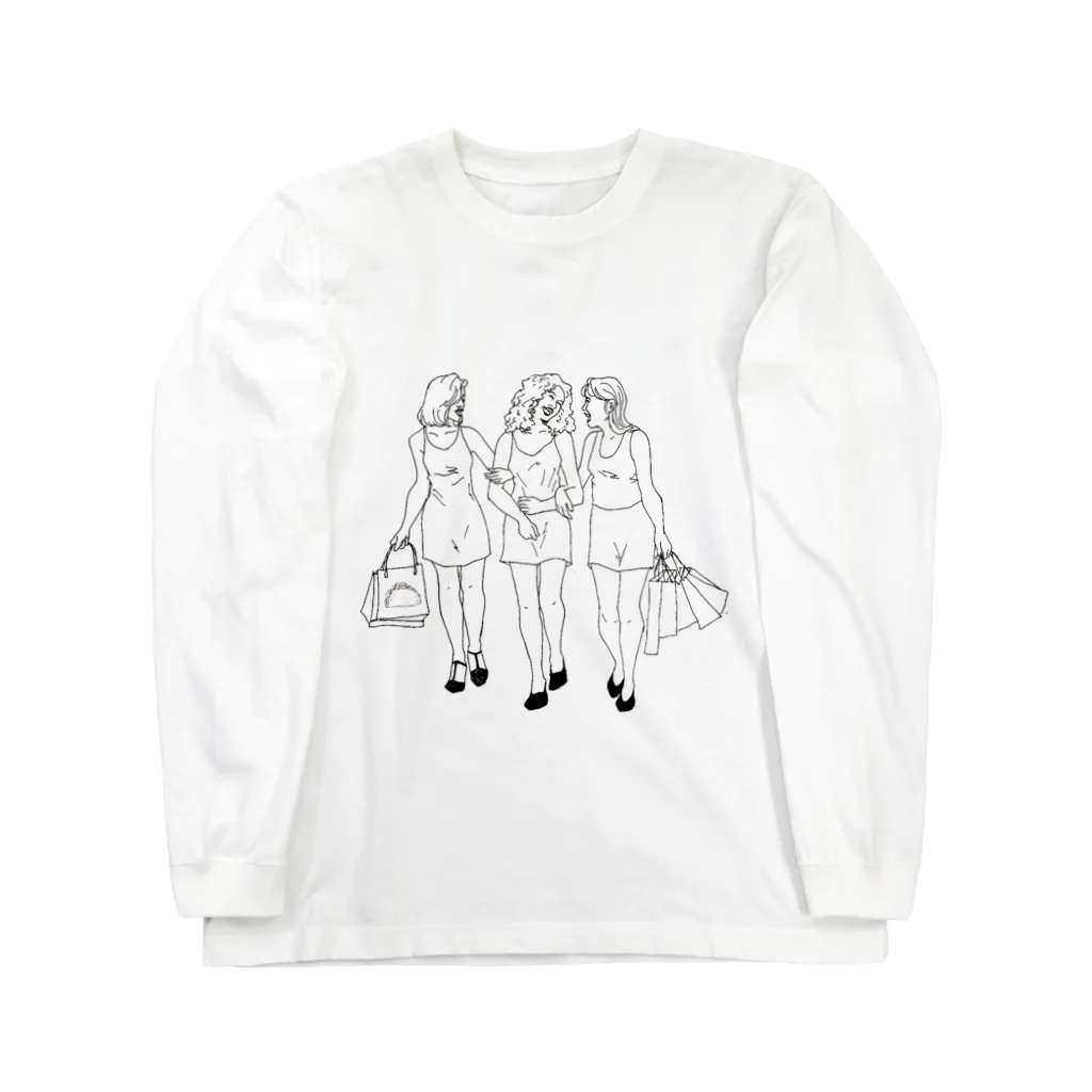 SEIBUN-GAKKAIのlas chicas ロングスリーブTシャツ