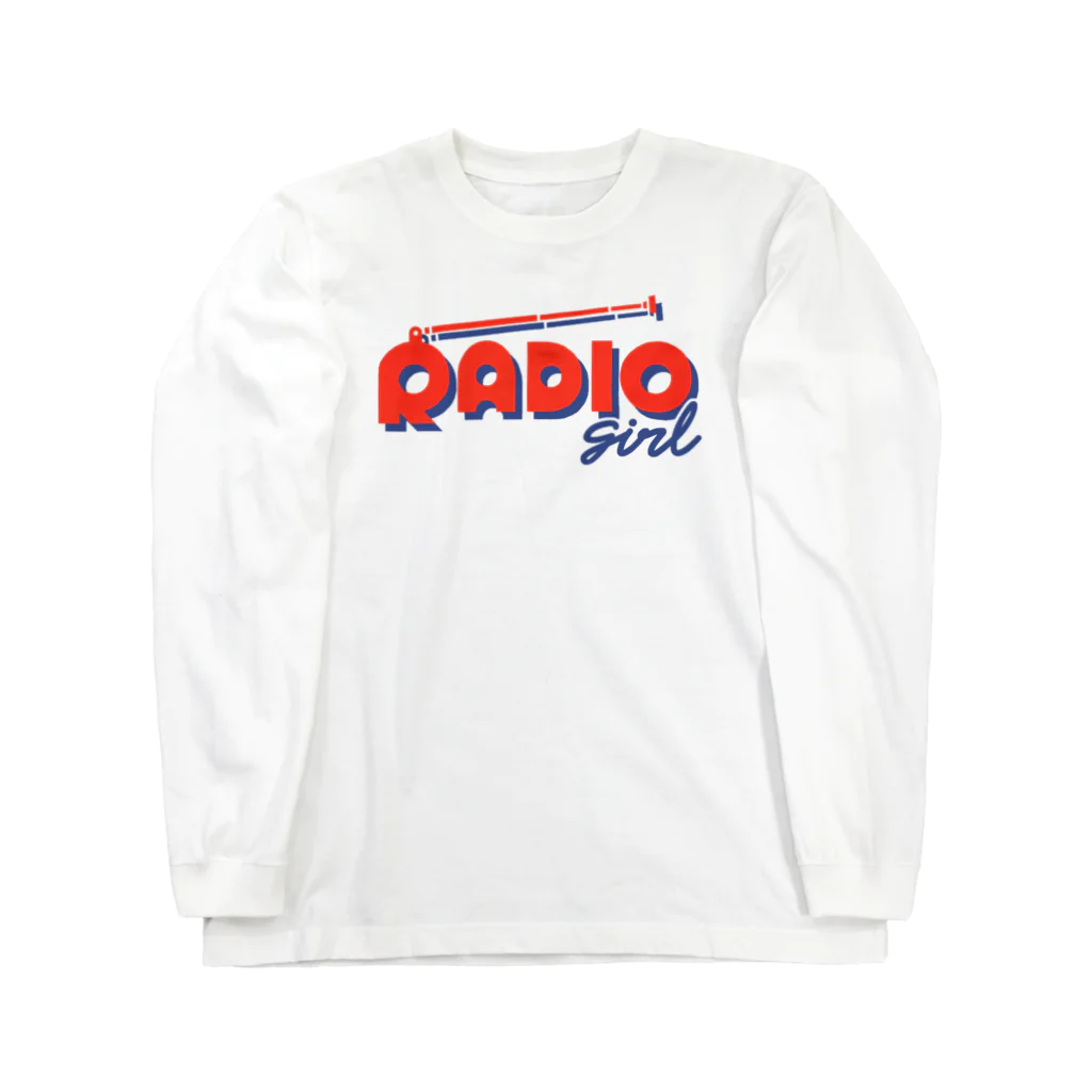 ねこぜもんのRADIO girl ロングスリーブTシャツ