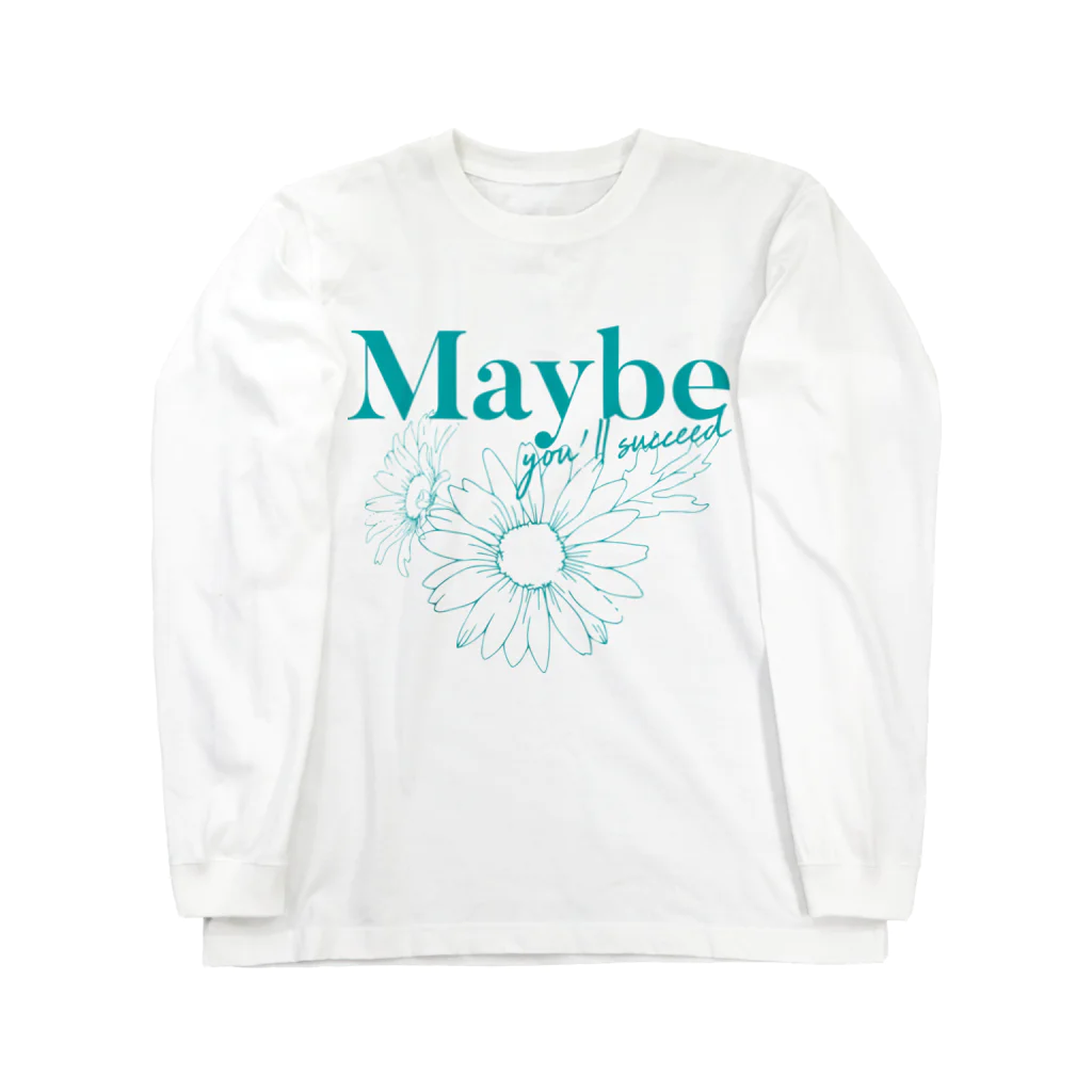 日常に彩りを。のmaybe_flw ロングスリーブTシャツ