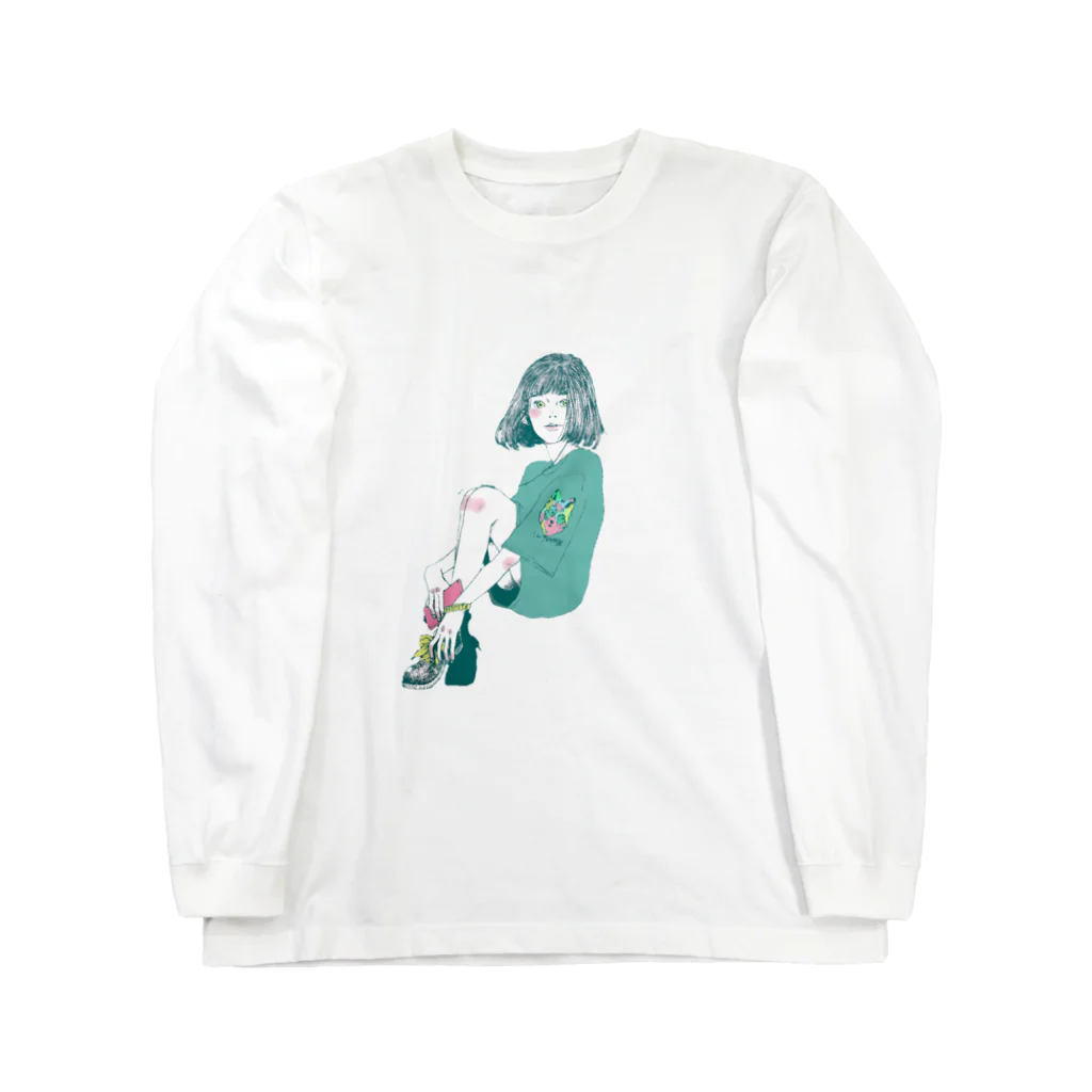 YONOのサブカル女子 ロングスリーブTシャツ