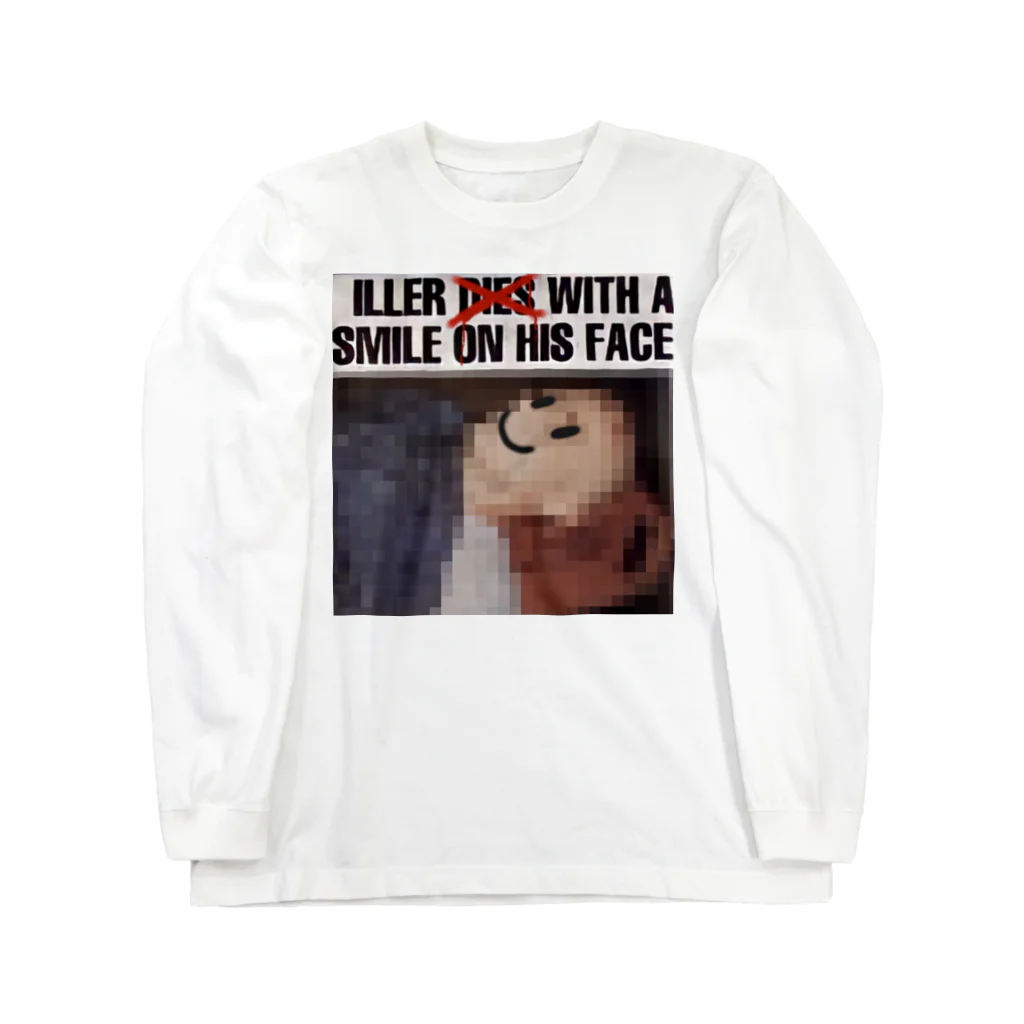 RAF NERDのILLER D**S WITH A SMILE ON HIT FACE Long Sleeve T-Shirt