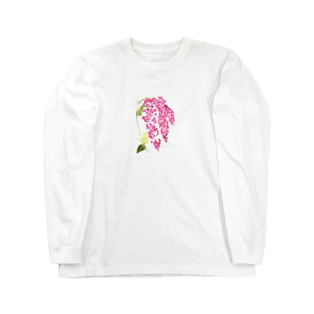 SUZURI.KEY-CHANのオオケタデ誕生日花0817 Long Sleeve T-Shirt