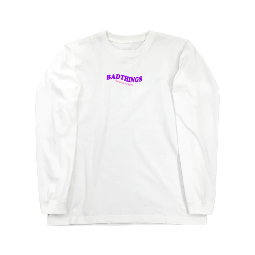 BADTHINGS ™️のBADTHINGS LOGO GOODS Long Sleeve T-Shirt