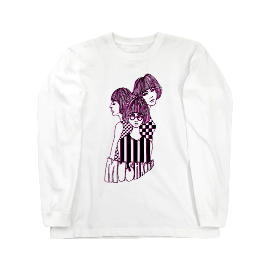 Circuloのmushroom sisters ロングスリーブTシャツ