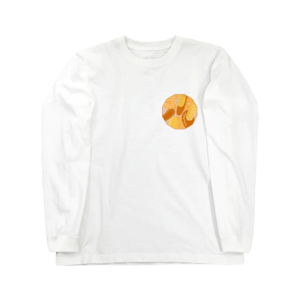 うにぽっぷこーんのブラッドオレンジ Long Sleeve T-Shirt