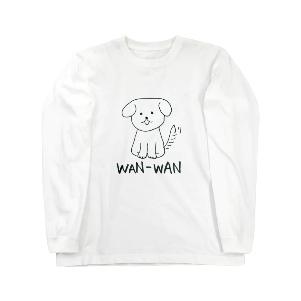 ぽんぽんぺいんのWAN-WAN Long Sleeve T-Shirt