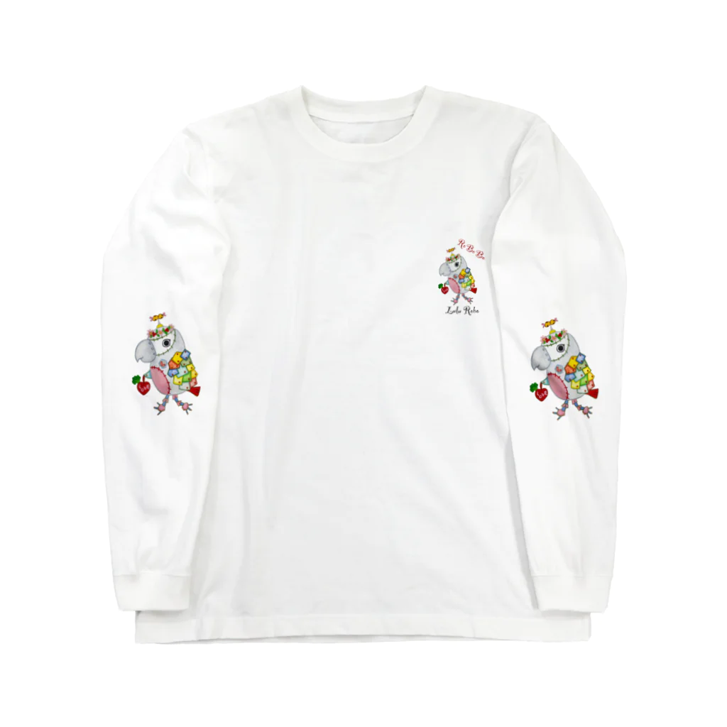 ねこぜや のROBOBO ヨウムのるるロボット   Long Sleeve T-Shirt