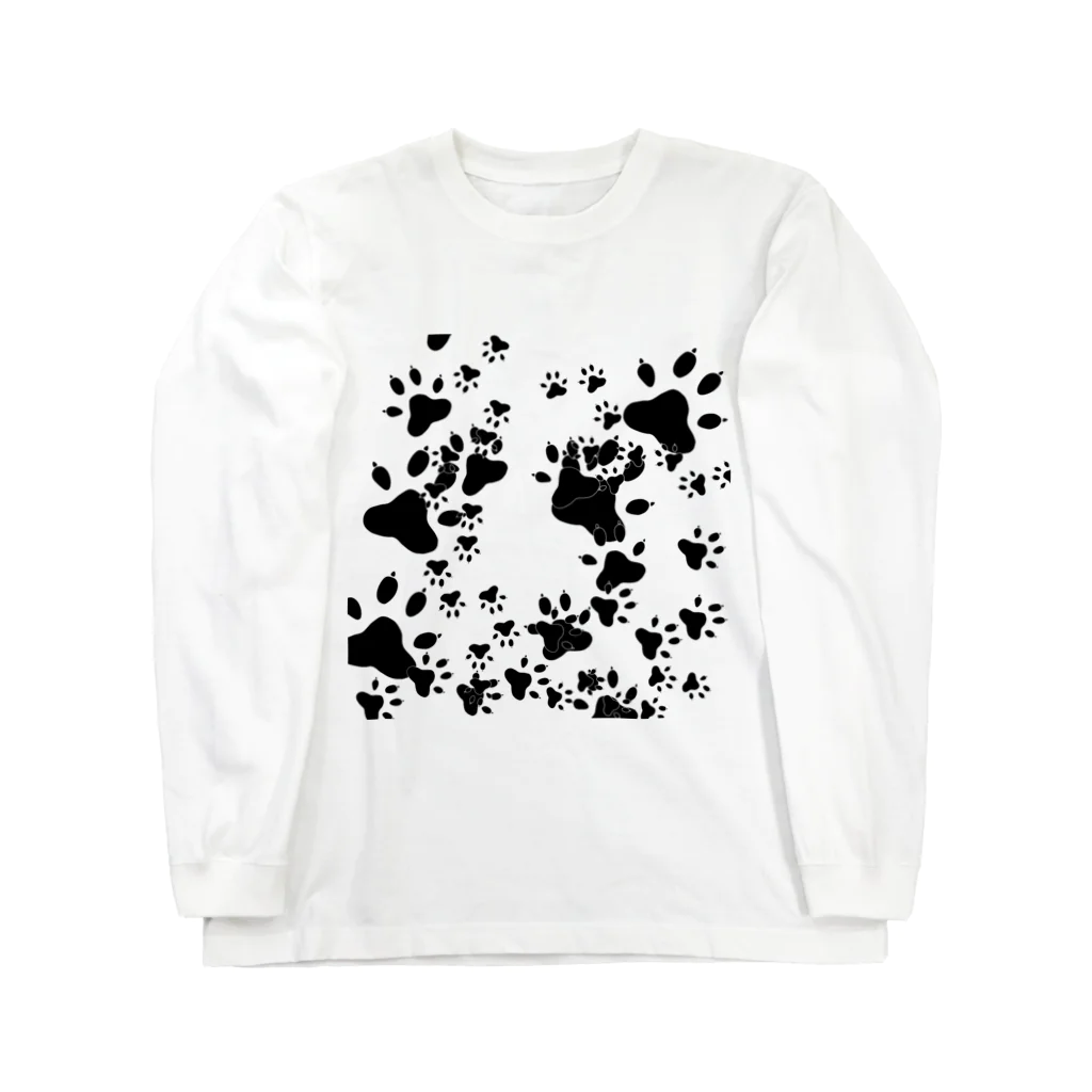 Husky'S Herb Gardenのわんこがいっぱい Long Sleeve T-Shirt