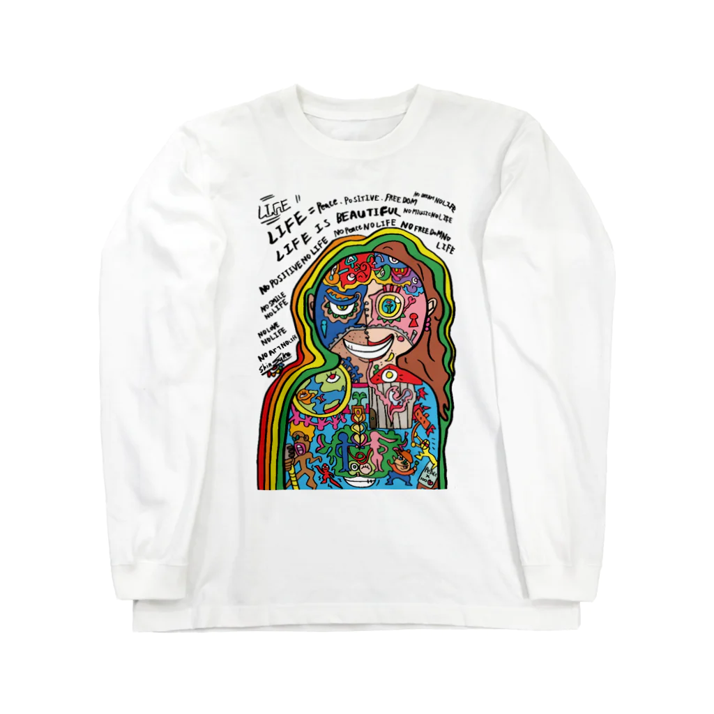 ART IS WELLのLIFE is... ロングスリーブTシャツ