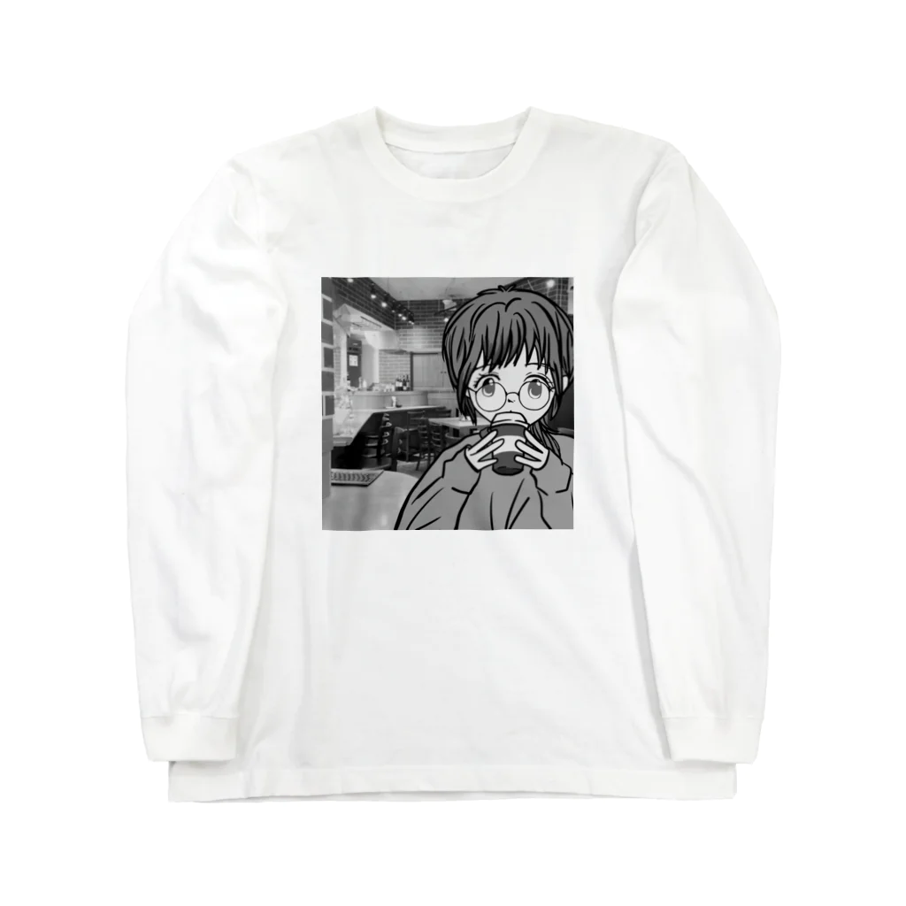 イラストるるのメガネ女子B Long Sleeve T-Shirt