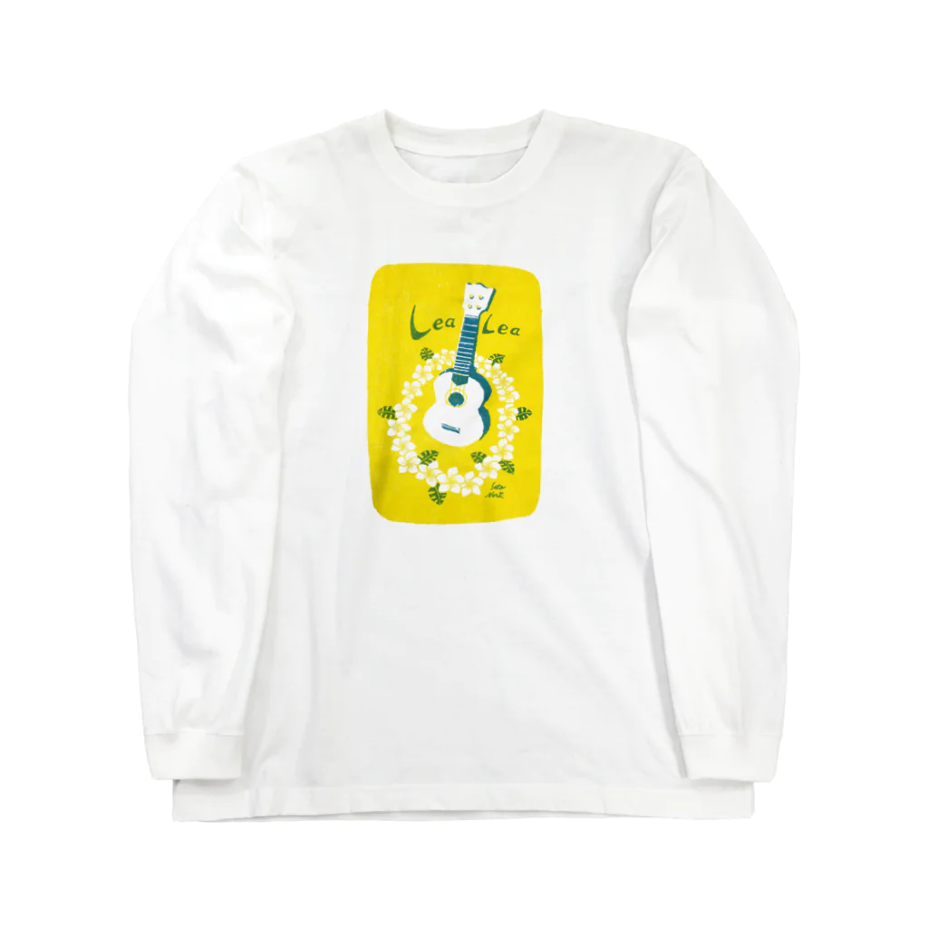 サトウノリコ*のLeaLea Ukulele Long Sleeve T-Shirt