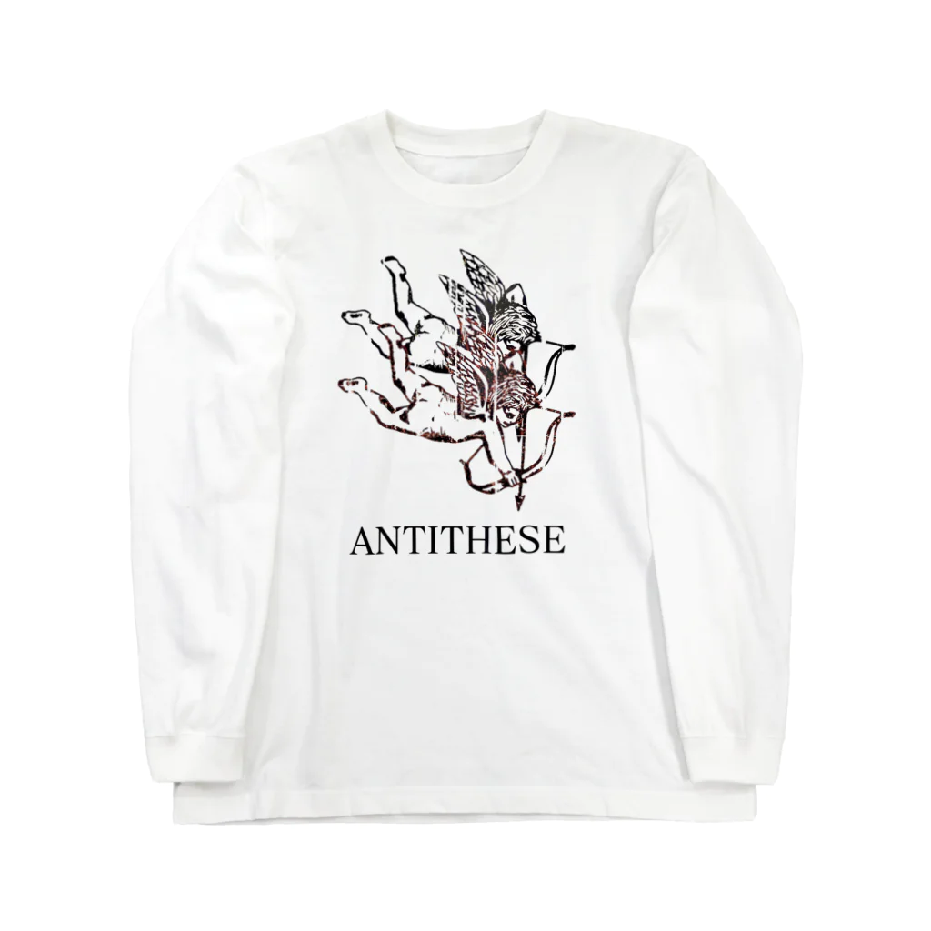 ANTITHESE / アンチテーゼの逆さキューピッド ロングスリーブTシャツ