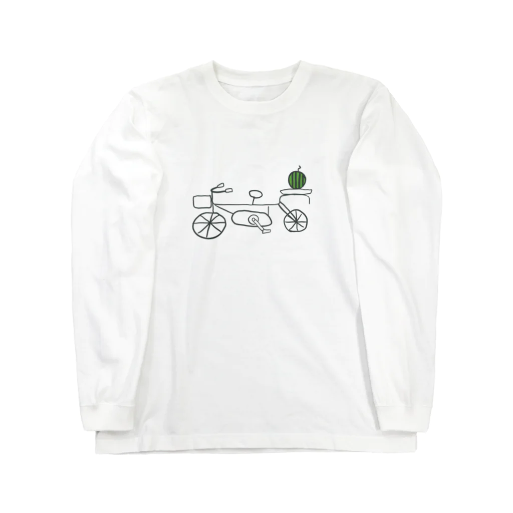 東京福袋の自転車キッズくん Long Sleeve T-Shirt