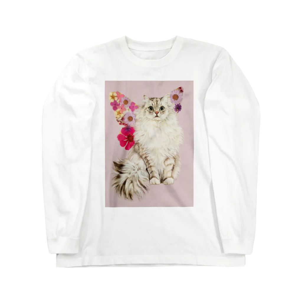 おちょぴのFlower Cat Fairies L ロングスリーブTシャツ