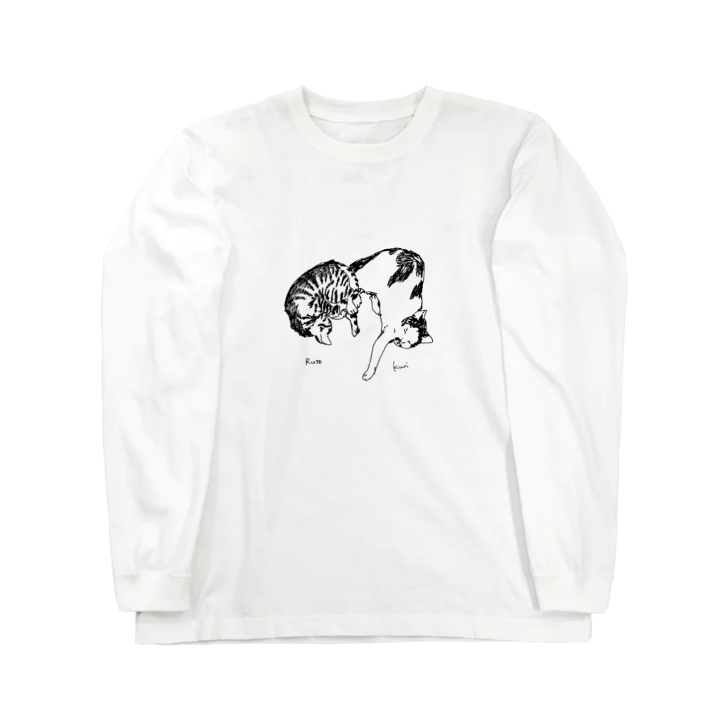 ツナとネコマのRUTO KURIイラストVer Long Sleeve T-Shirt