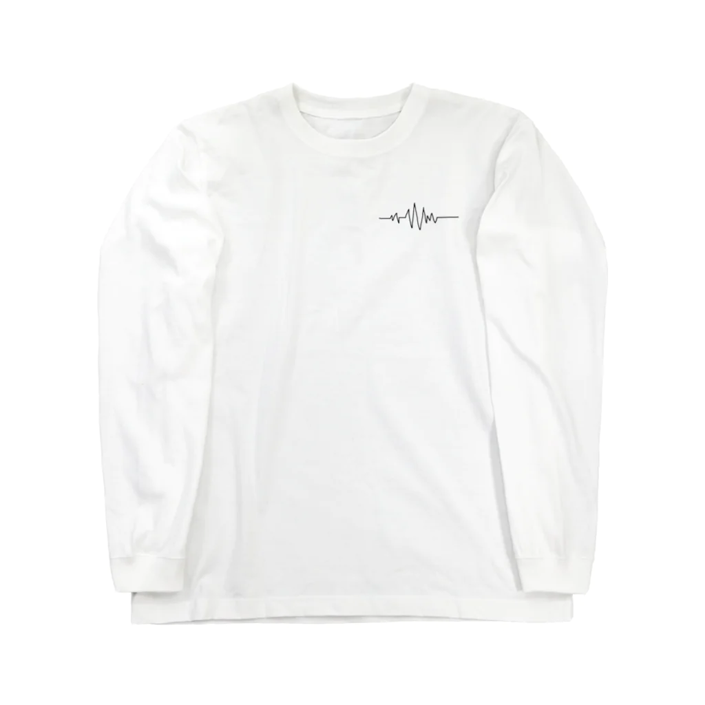 naruの音波(白) Long Sleeve T-Shirt