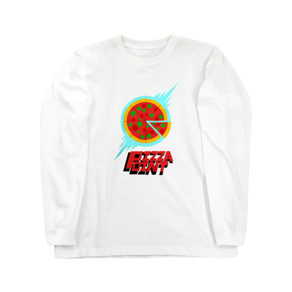 🕷Ame-shop🦇のPizza Point Long Sleeve T-Shirt