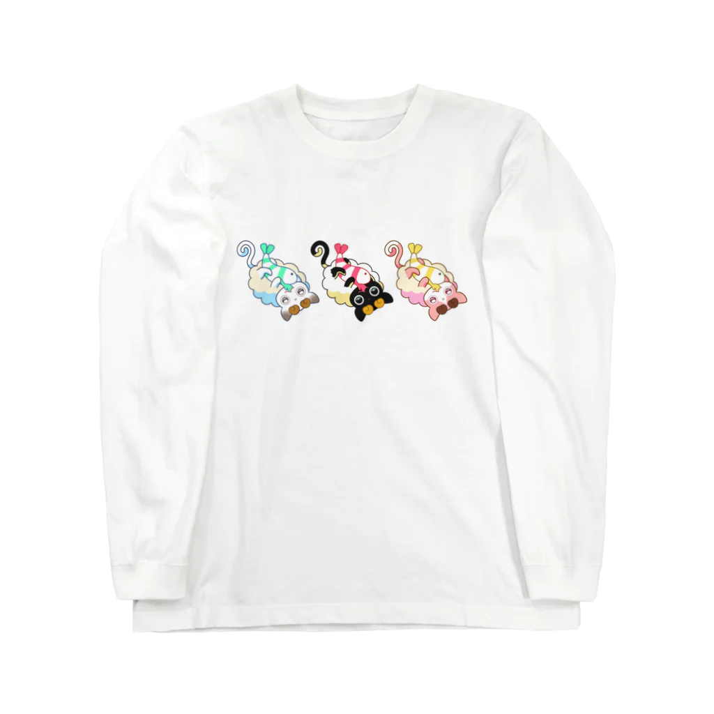 MARY@め〜ネコのめ〜ネコ Long Sleeve T-Shirt