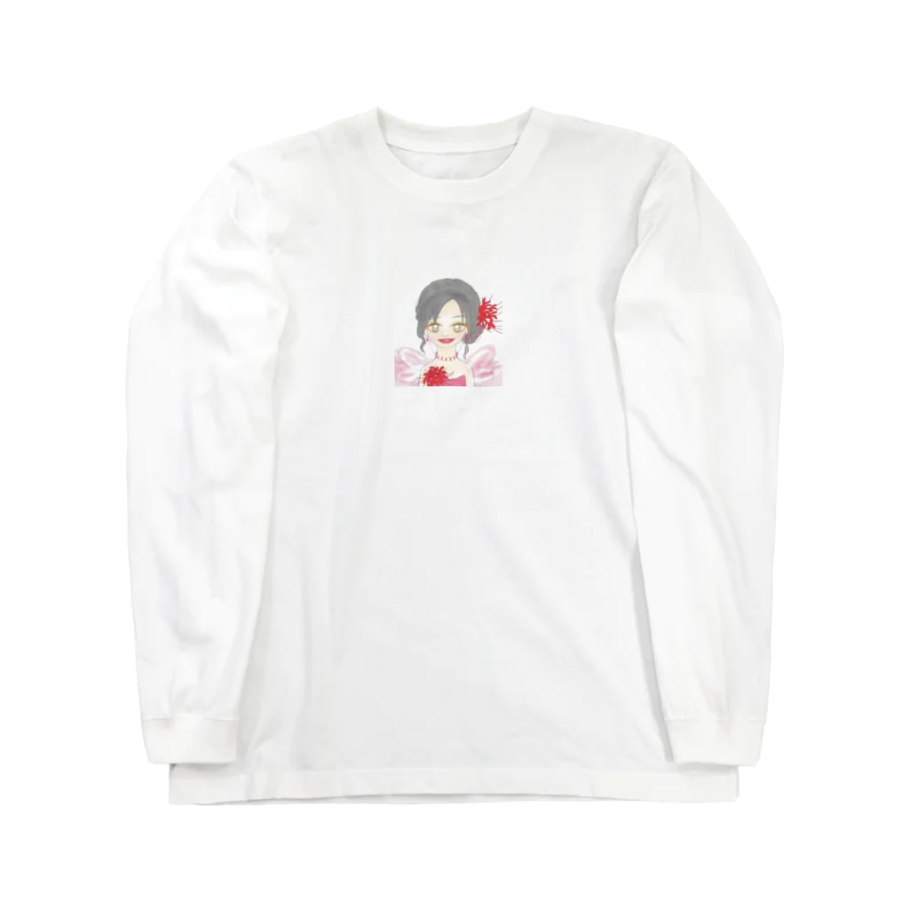 ラッキーチャームの曼珠沙華の妖精 Long Sleeve T-Shirt