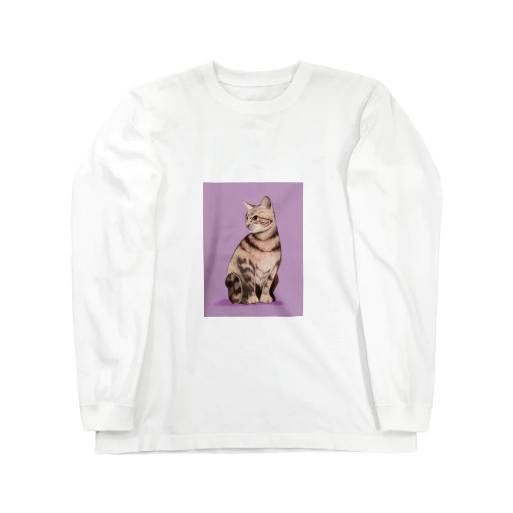 331necoのおすまし茶ねこ Long Sleeve T-Shirt