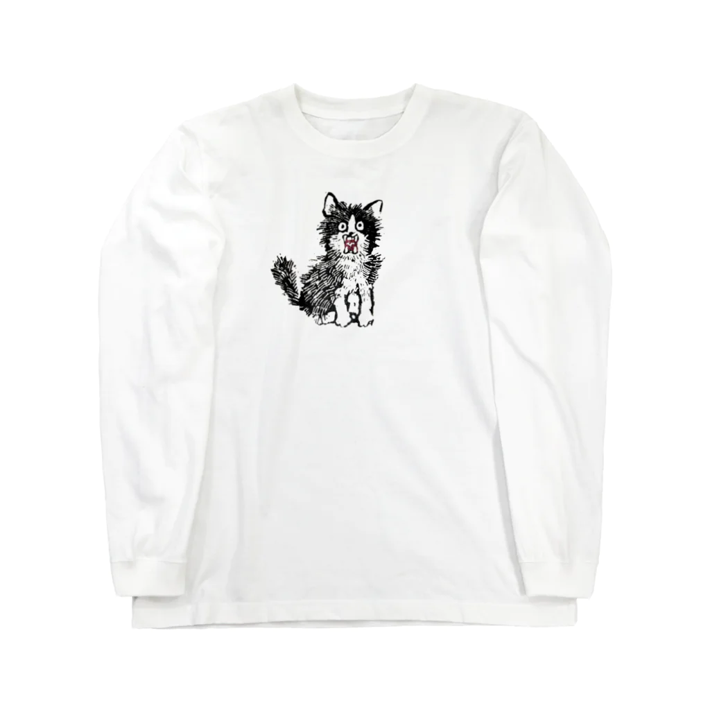 hare-yaの黒猫ニャー Long Sleeve T-Shirt