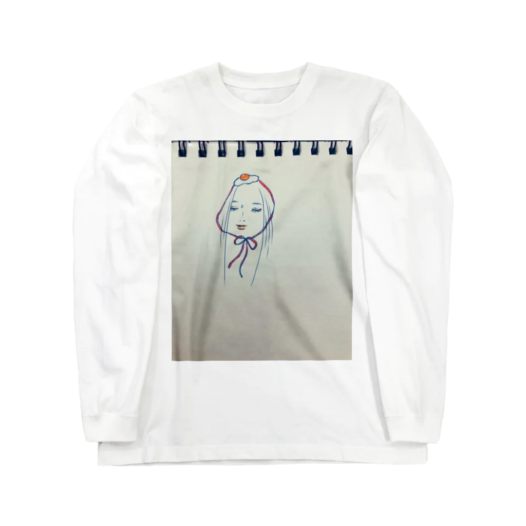 塩バターの目玉焼きちゃん Long Sleeve T-Shirt