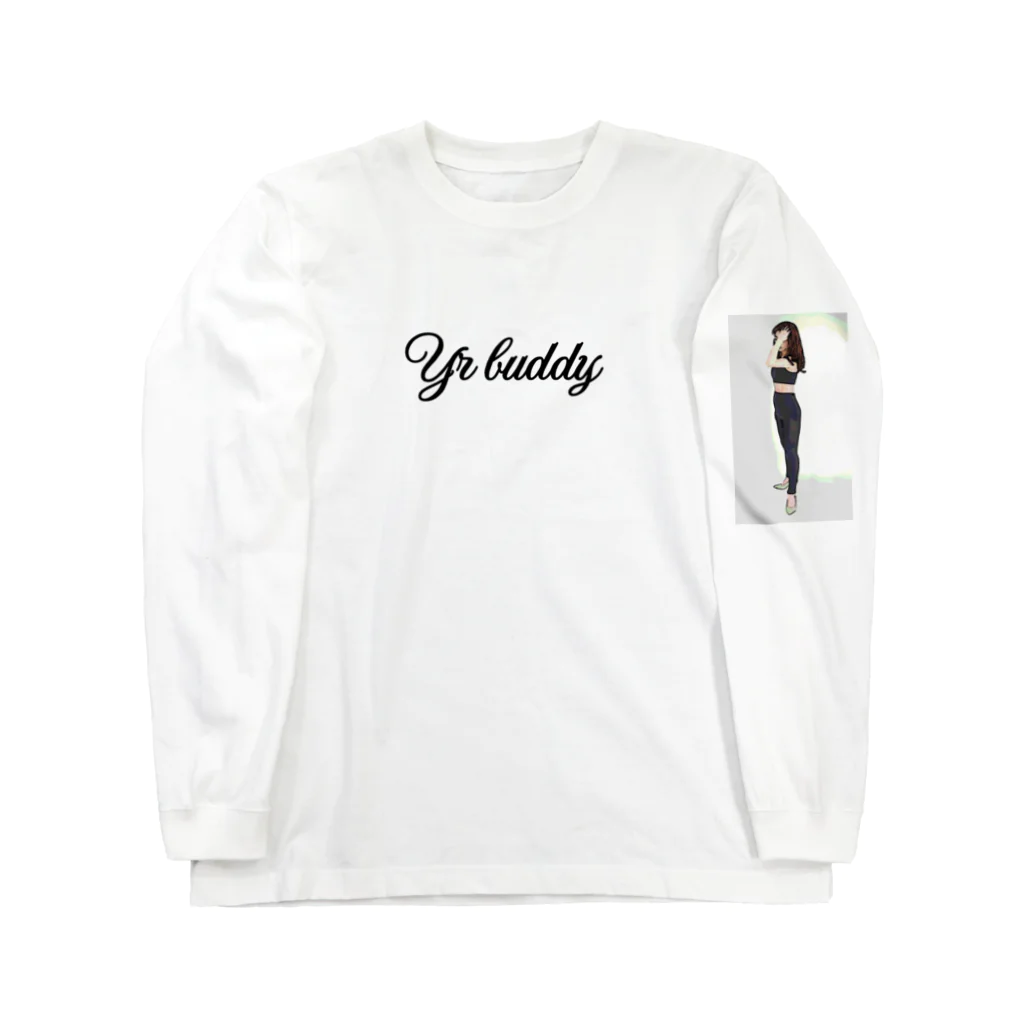 Yr buddy  のYr buddy (あなたの相棒) ロングスリーブTシャツ