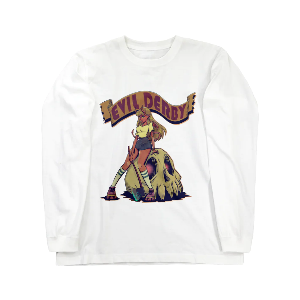 nidan-illustrationの"Evil Derby" Long Sleeve T-Shirt