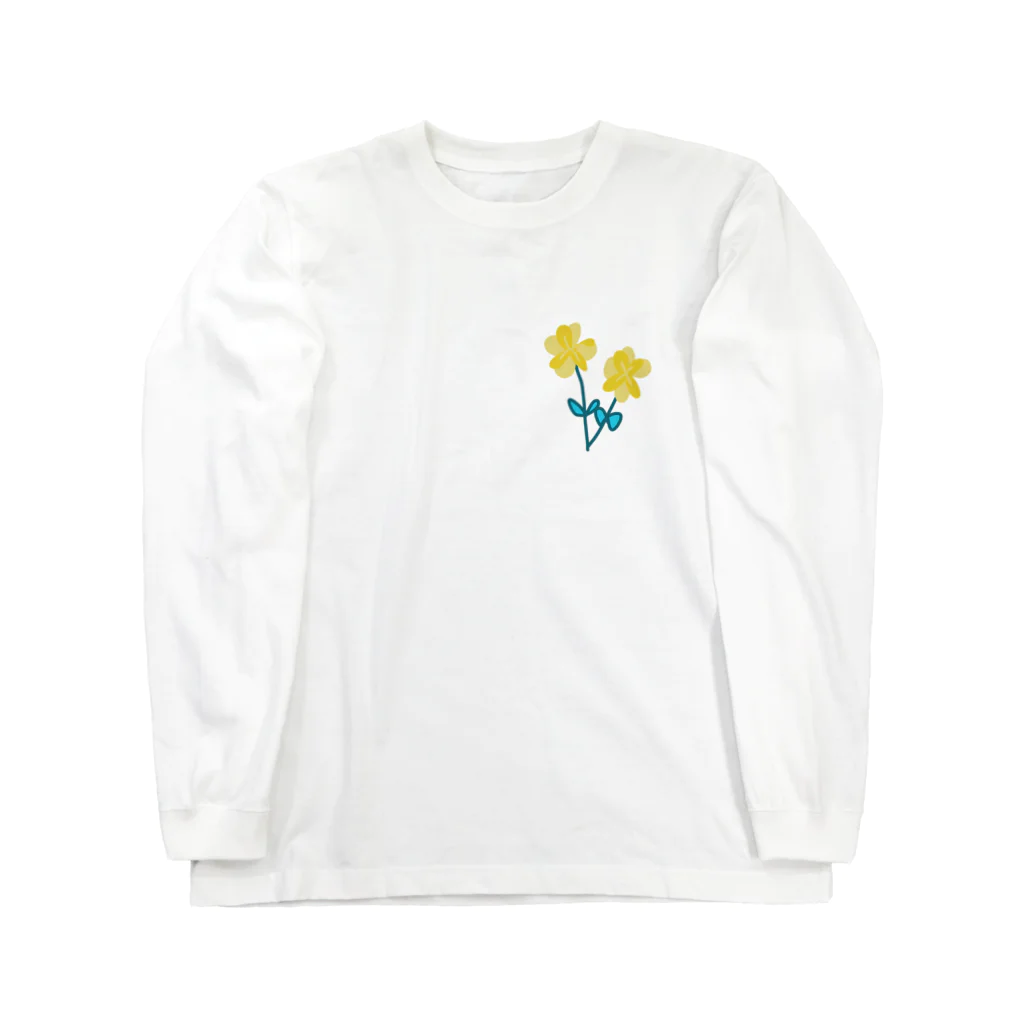 flower-flowersのflower B-2 ロングスリーブTシャツ