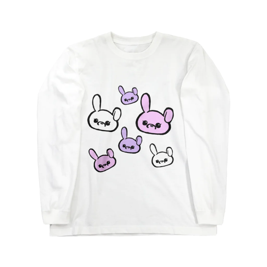 ンダーの不思議なショップのあにまるぷにーず「ぷにうさ」 Long Sleeve T-Shirt