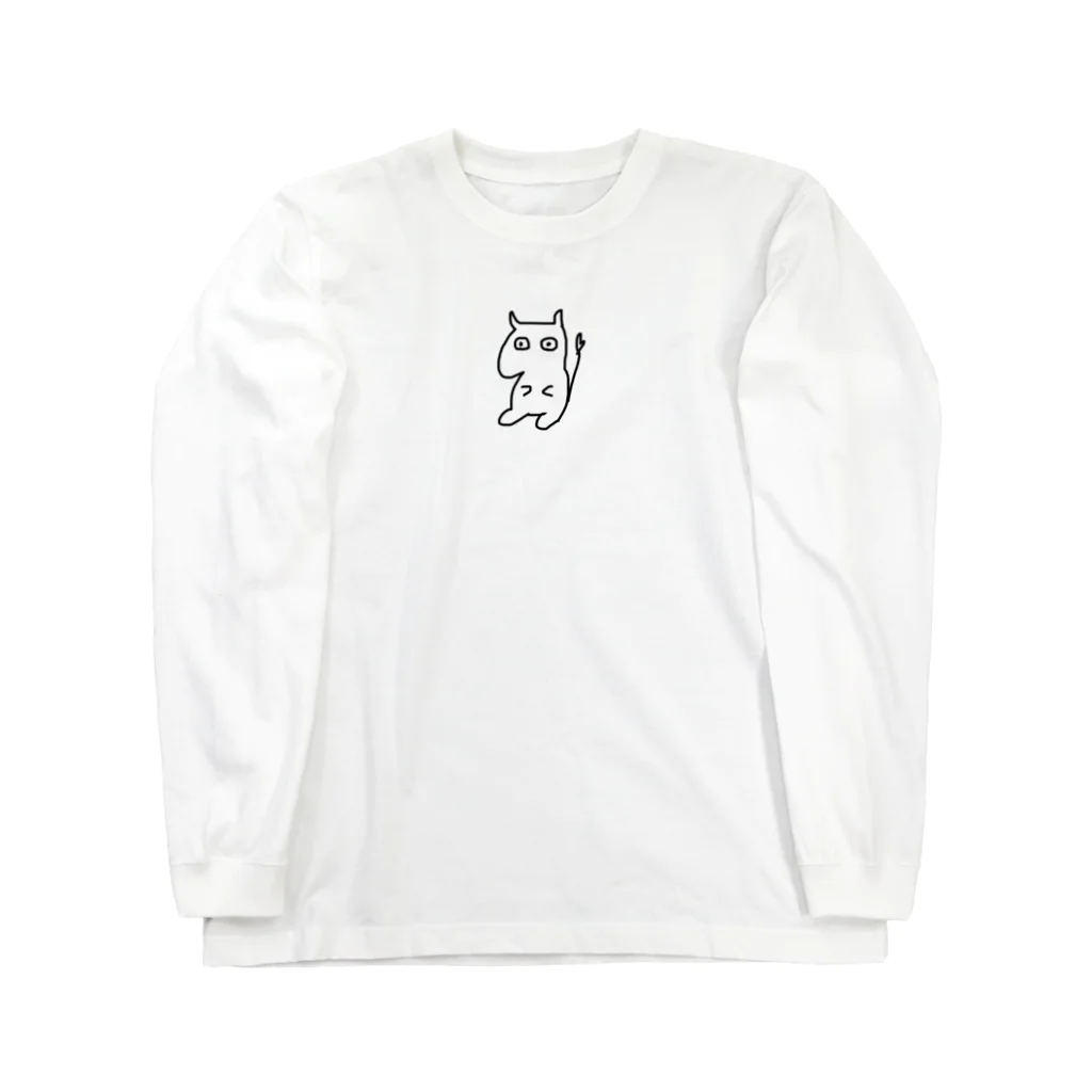 なるとんショップのむーとん Long Sleeve T-Shirt