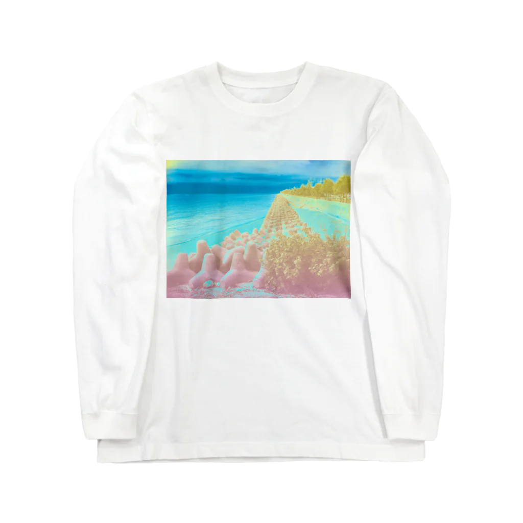 ウナーゴン20億3千万販売所の異界の海 Long Sleeve T-Shirt