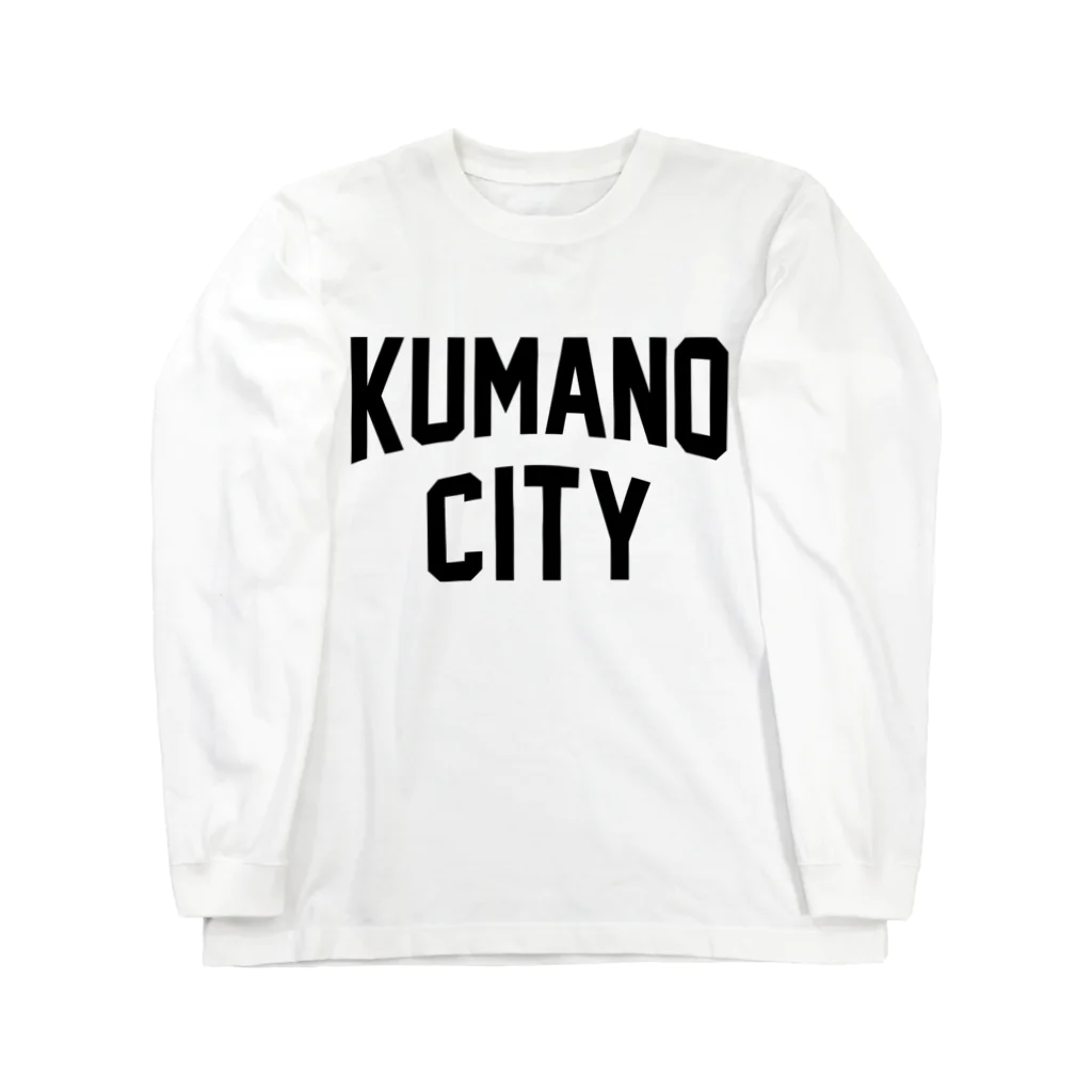 JIMOTOE Wear Local Japanの熊野市 KUMANO CITY ロングスリーブTシャツ