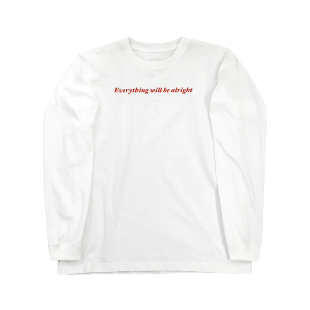 moeのEverything will be alright ロングスリーブTシャツ