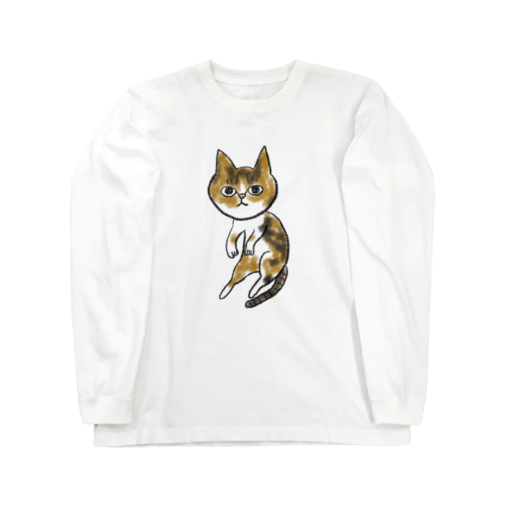 ニャンコ一族のかわいいさち Long Sleeve T-Shirt