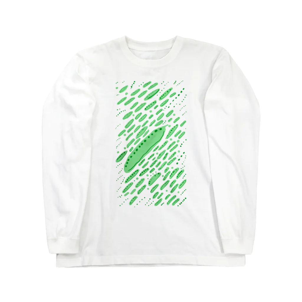 さやえんどう🫛のさやえんどうグッズ〜秋〜 Long Sleeve T-Shirt