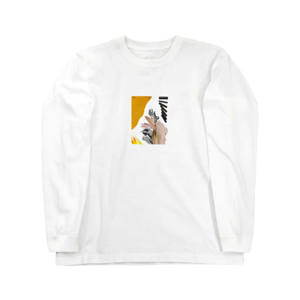 monocolor_collageのHands Long Sleeve T-Shirt