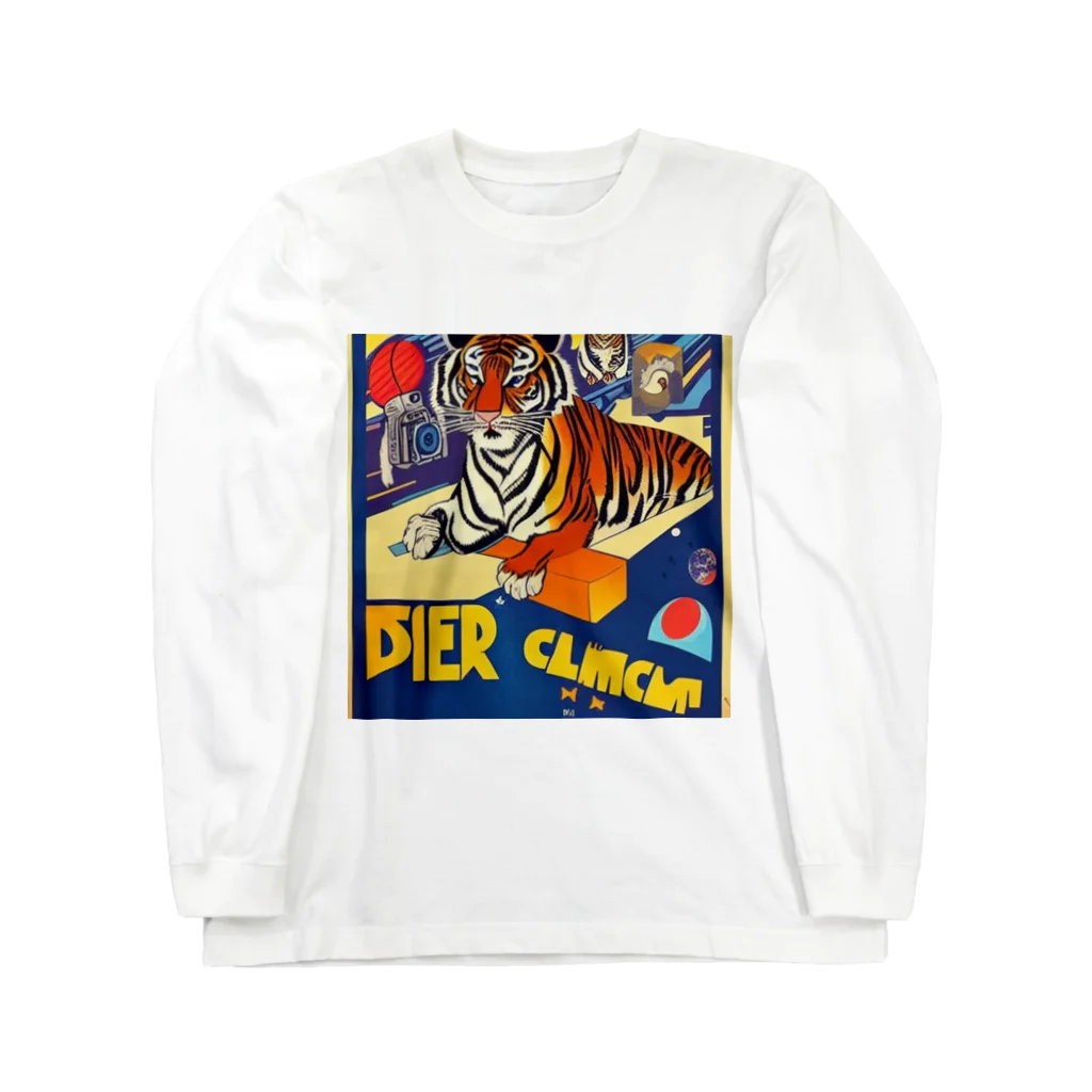 dotto_jpの虎.tiger camera Long Sleeve T-Shirt