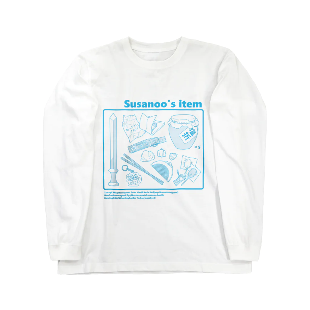 CHICHIZŌのSusanoo's item (水) ロングスリーブTシャツ